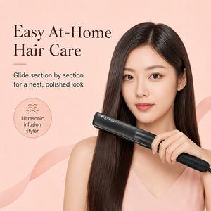 Appareil de soin des cheveux en céramique à ultrasons, sans fil, rechargeable, outil de lissage et de coiffage pour la maison et le salon, OEM ODM - Product Image 2