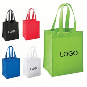 Hot Selling Promotional Customized Logo Printed Foldable <b>Reusable</b> <b>Shopping</b> Tote Non Woven <b>Bag</b> With Handle - Product Image 6