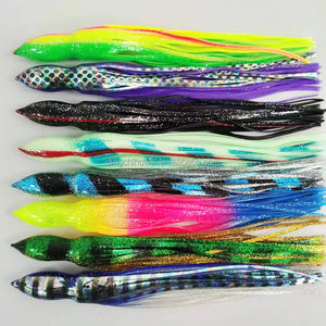 Grandi giochi Offshore da 5 ''a 16'' ''Trolling gonne sostitutive di polpo di calamaro attirano gonne di calamari traina di tonno Marlin di acqua salata - Product Image 2