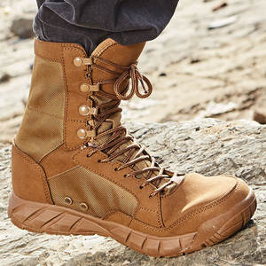 Botas Tácticas de Combate Shero para Hombre con Suela de Goma Resistente al Desgaste y Parte Superior de Cuero - Product Image 5