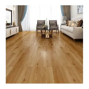 Suelo flotante HDF impermeable laminado MDF madera moderno diseño gráfico de alto brillo China suelo personalizado 8mm 12mm