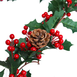 Simulación de Piñas de Pino Navideñas, Hojas de Navidad, Decoración de Ambiente, Decoración de Interiores - Product Image 2