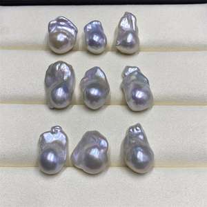 Pérola Barroca Grande Natural de Água Doce com Alto Brilho de 12-18mm Pérola Solta Irregular para Confecção de Joias - Product Image 1