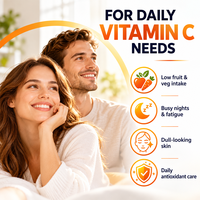 Comprimés de Vitamine C et Curcumine OEM ODM, Acide Ascorbique, Extrait de Curcuma, Complément Alimentaire Quotidien, Marque Privée, Vente en Gros B2B