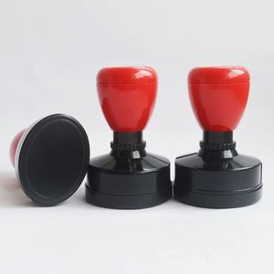 X1227-2 Série HA – Ensemble de tampons de bureau personnalisés avec logo, rouge et noir, auto-encreurs en caoutchouc, personnalisables pour entreprises, en plastique - Product Image 4