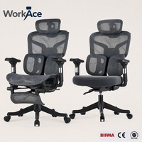 Chaise de bureau modulaire avec options de mise à niveau CE EN 1335, pivotante, inclinable, réglable en hauteur, vente en gros, directement de l'usine