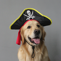 Chapeau de pirate amusant et réglable pour petits chiens et chats – Idéal pour Halloween et les fêtes costumées – Offre spéciale