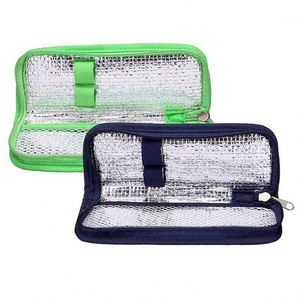 Portable Insulin Pen Cooler Bag Waterproof Oxford Cloth Double Zipper Design Diabetic Insulin Aluminum Foil Drugs Freezer - Product Image 6