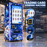 Distributeur automatique de cartes TCG à écran tactile vertical de 32 pouces à rendement élevé avec fonction de paiement par carte de crédit et code QR