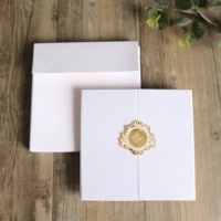 Individuell bedrucktes Folio graue Samt-Einladung in Hardcover elegante handgefertigte durchsichtige Acryl-Hochzeitseinladungen