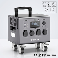 Station d'alimentation portable 3600W avec roues robustes, poignée de transport, batterie LiFePO4, application intelligente, générateur solaire, alimentation de secours pour la maison