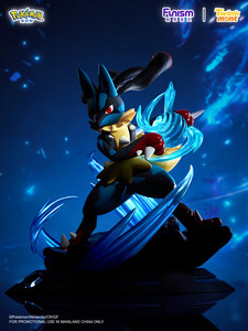 Funism Playism Japon PVC pour Lucario Super Evolution Ornements <span class=keywords><strong>Pikachu</strong></span> Jouets d'ambiance - Product Image 5