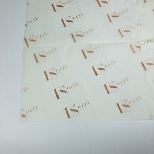Papier de soie d'emballage personnalisé à impression recto simple, 17g, beige, pour emballage de vêtements, emballage cadeau - Product Image 4