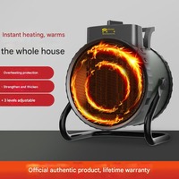 Calentador de Aire Caliente Eléctrico PTC de 2KW de Primera Calidad - Calentador de Ventilador Portátil Inteligente para Calefacción Doméstica, Industrial y Comercial