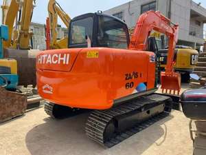 Buena excavadora sobre orugas ZX60 6ton precio bajo marca Hitachi excavadora japonesa Original nuevo buen estado - Product Image 4