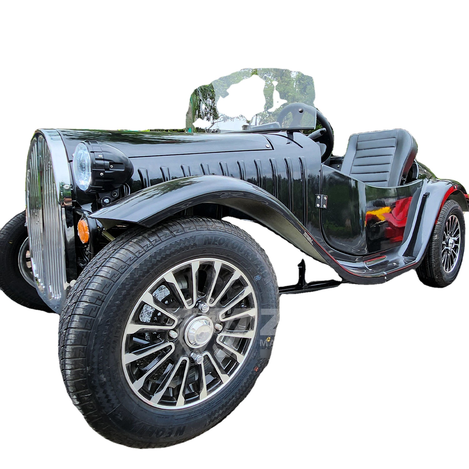 2024 New Model Mini Electric Vintage Car Automobile Classic Sightseeing Car for Sale