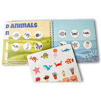 Conception personnalisée enfants apprenant la pâte réutilisable jeu d'association Montessori bébé occupé livre mon premier livre silencieux impression