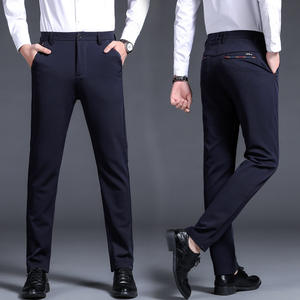 Venta caliente Temporada de verano Pantalones delgados casuales de moda para hombres Pantalones casuales de negocios de gama alta Pantalones rectos - Product Image 3