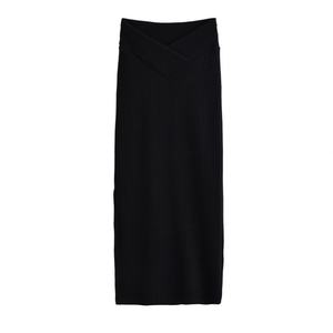 Falda midi de punto estilo europeo y americano, sexy, con cintura alta y efecto adelgazante, nueva colección de otoño, estilo Spice Girl. - Product Image 2