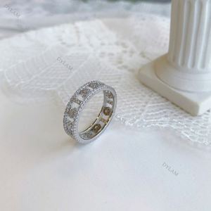 Dylam Customized Jewelry Manufacturer High End Wedding <b>Ring</b> Fast Shipping Luxury Women's 925 Sterling Silver Engagement <b>Rings</b> - Product Image 4
