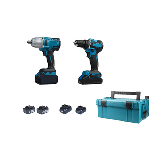 20V 6-Trong-1 OEM Thép Không Gỉ Power Set Công Việc Trang Web Cờ Lê Khoan Cưa Máy Mài Góc Cắt Tỉa Cắt Búa Combo Kit Không Dây - Product Image 2