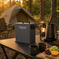 Système de stockage domestique 2 kWh, station d'alimentation à batterie au lithium pour générateur solaire et système d'alimentation de secours domestique
