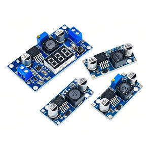Module d'alimentation LM2596 LM2596S + Voltmètre LED, module d'alimentation abaisseur de tension DC-DC réglable avec affichage numérique 24V à 12 5 3.3V - Product Image 1