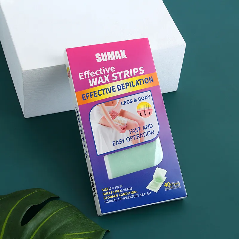 여성 체모 제거를위한 Sumax 부직포 왁스 스트립