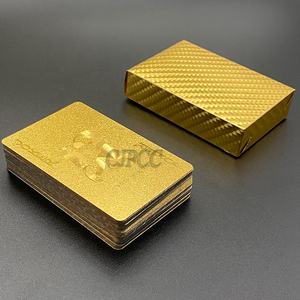 Cartes de Poker personnalisées imperméables, feuille d'or, fabricant de cartes de jeu - Product Image 2