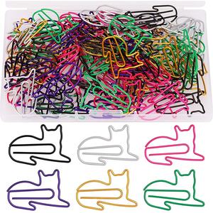 पशु के आकार के धातु कागज क्लिप सजावटी रंगीन बिल्ली बुकमार्क क्लैंप को जहाज करने के लिए तैयार - Product Image 2