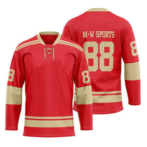 2025 최신 디자인 Oem 사용자 정의 승화 저렴한 캐나다 국가 대표팀 아이스 하키 저지 - Product Image 5