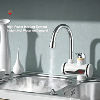 Robinet d'eau chaude électrique instantané NES-CAK1 pour cuisine, chauffe-eau sans réservoir, double fonction chaud et froid, chauffe-eau domestique pour cuisine
