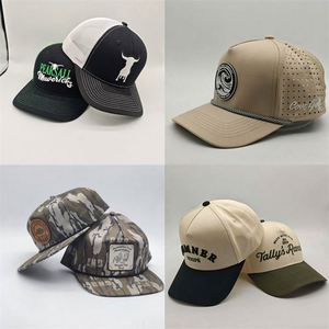 Wholesale Flat Embroidery 5 Panel Rope Snapback Unstructured Dad Camo <b>Hat</b> and Cap - Product Image 5
