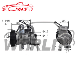 2014-2018 compresor de aire acondicionado para coche 3892451MA01 4471608660 compresor de CA automático 10SRE11C para Honda Vezel para <span class=keywords><strong>HRV</strong></span> WXHD031 - Product Image 1