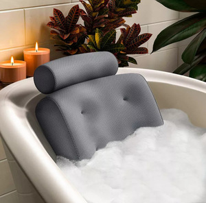 Almohada de Baño de Lujo con Malla 3D y Ventosas Antideslizantes, Compatible con Todas las Bañeras, Almohada de Bañera con Malla Transpirable - Product Image 6