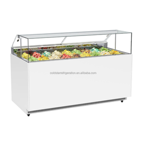 Vitrine réfrigérée portable pour crèmes glacées, à froid ventilé, monotempérature, économe en énergie - Product Image 3