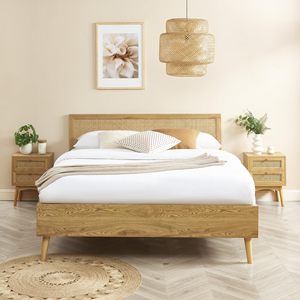 Combohome Rattan Cane <span class=keywords><strong>letto</strong></span> matrimoniale 160X200 <span class=keywords><strong>cm</strong></span> telaio del <span class=keywords><strong>letto</strong></span> incluso - Product Image 2