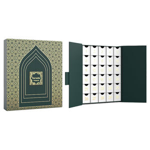 Boîte avec tiroirs pour <span class=keywords><strong>calendrier</strong></span> <span class=keywords><strong>de</strong></span> <span class=keywords><strong>l</strong></span>'<span class=keywords><strong>avent</strong></span> Ramadan Eid Mubarak à fermeture magnétique <span class=keywords><strong>de</strong></span> 30 jours personnalisée - Product Image 1