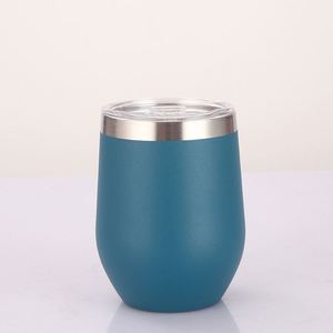 Gobelet à vin avec couvercle, surface enduite de poudre anti-transpiration, 350 ml, cadeau d'entreprise pour collection de cadeaux ASM09 - Product Image 5
