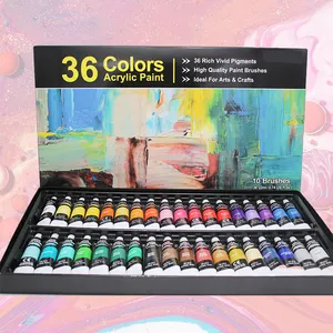 High Quality Professional Acrylic Painting Set Color Tube Acrylic Paints For Fiber Board