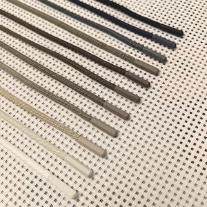 Nuevo Diseño, Cordón para Sudadera de 5 mm y 140 cm, Cuerda con Punta de Aleación Metálica de Color Mate, Cordones para Sudadera para Prendas de Vestir - Product Image 1