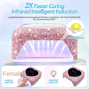 Lámpara UV LED Profesional Recargable de 72W para Uñas, 30 LED, Inalámbrica, para Curado de Esmalte en Gel, 48W 96W, Secado Profesional de Belleza de Uñas - Product Image 5