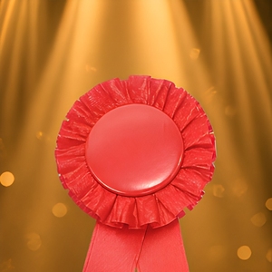 Ruban de rosette de récompense <span class=keywords><strong>en</strong></span> <span class=keywords><strong>satin</strong></span> avec panneau central vierge pour cérémonie et exposition - Product Image 6