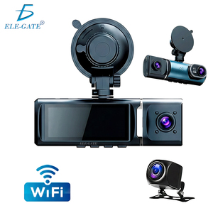 Cámara para Auto Ele-Gate 4K de 3 Canales, Frontal 4K, Interior 1080P, Trasera 1080P, WiFi, Dashcam - Product Image 3