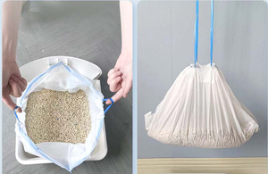 Bolsa para excrementos de mascotas Petstar Roll, arenero automático para gatos, bolsa de basura para mascotas, bolsa para excrementos de gato, inodoro autolimpiable para gatos, paquete de bolsas de basura, bolsillo - Product Image 2