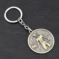 Porte-clé en métal pour lecteur de bataille, chaîne Kay en alliage, cadeaux promotionnels, Mini poêle