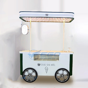 Remolque de Comida, Carrito de Comida Móvil, Carrito de Hot Dogs, Carrito de Helados, Carrito de Comida Callejera sobre Ruedas, Carrito de Venta Ambulante, Carrito de Snacks - Product Image 5