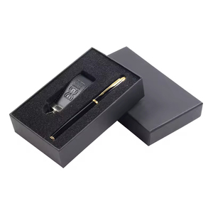 맞춤형 로고 2mm 단단한 골판지 친환경 고급 선물 상자 마그네틱 클로저 펜 포장 광택 매트 스폰지 - Product Image 4