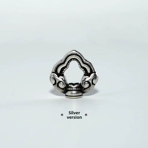 Collana con perline in rame in stile tibetano e nuovo stile cinese, con finitura annodata e anello <span class=keywords><strong>a</strong></span> otto con nuvola di buon auspicio - Product Image 1