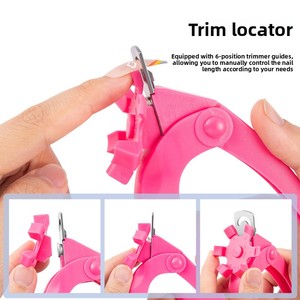 Coupe-ongles en U pour faux ongles en acrylique, outil de manucure DIY pour extension d'ongles - Product Image 2